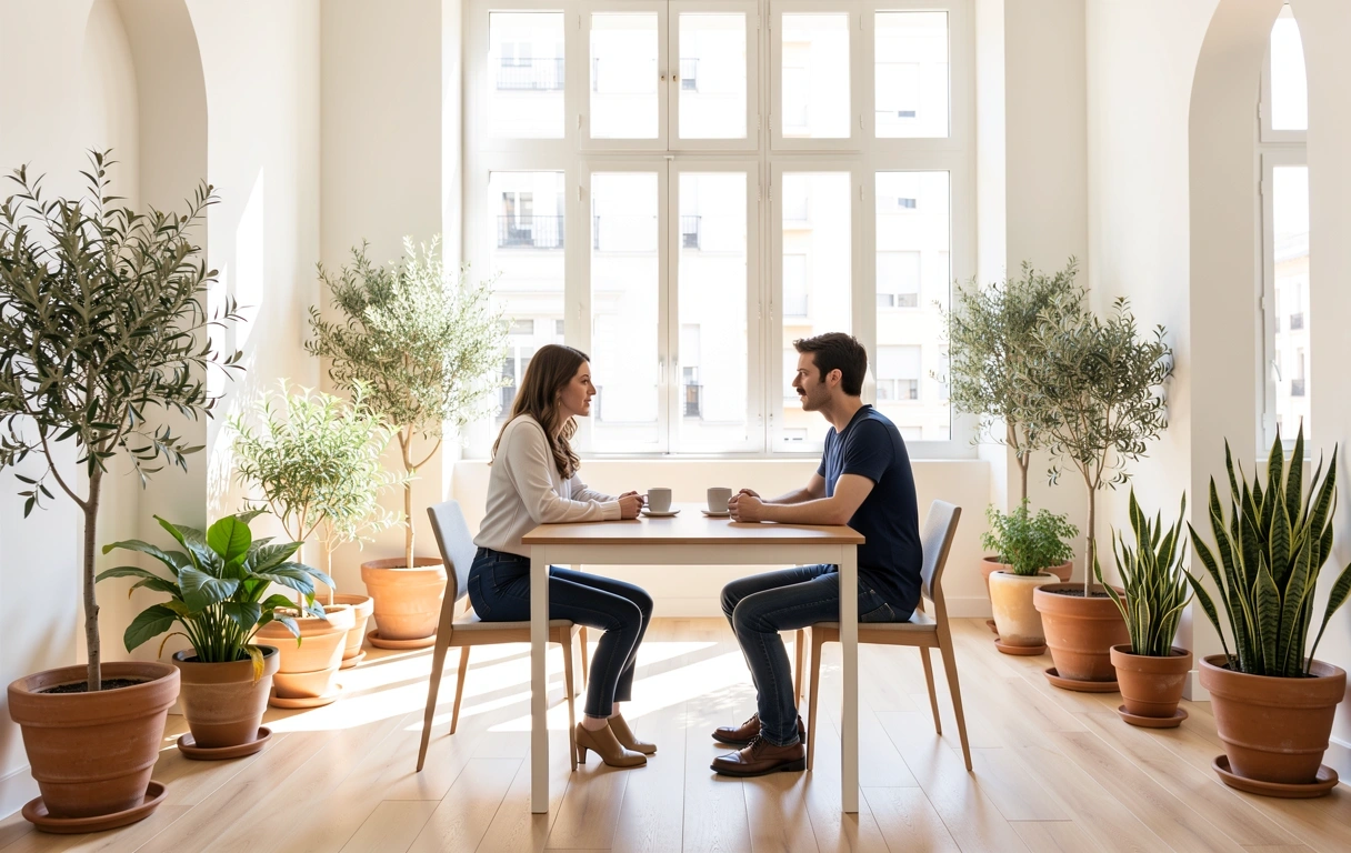 Equilibrio Conversa studio atmosphere